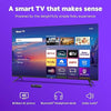 Roku Smart TV – 55-Inch Select Series, 4K HDR TV – Roku TV with Enhanced Voice Remote – Flat Screen LED Television with Wi-Fi for Streaming Live Local News, Sports, Family Entertainment